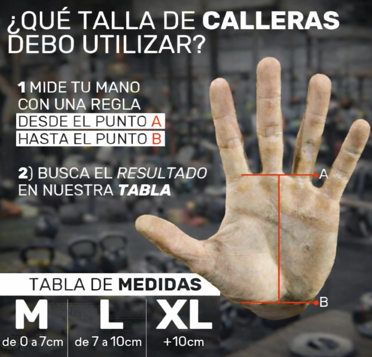Guía de tallas BURPEEX - M, L, XL