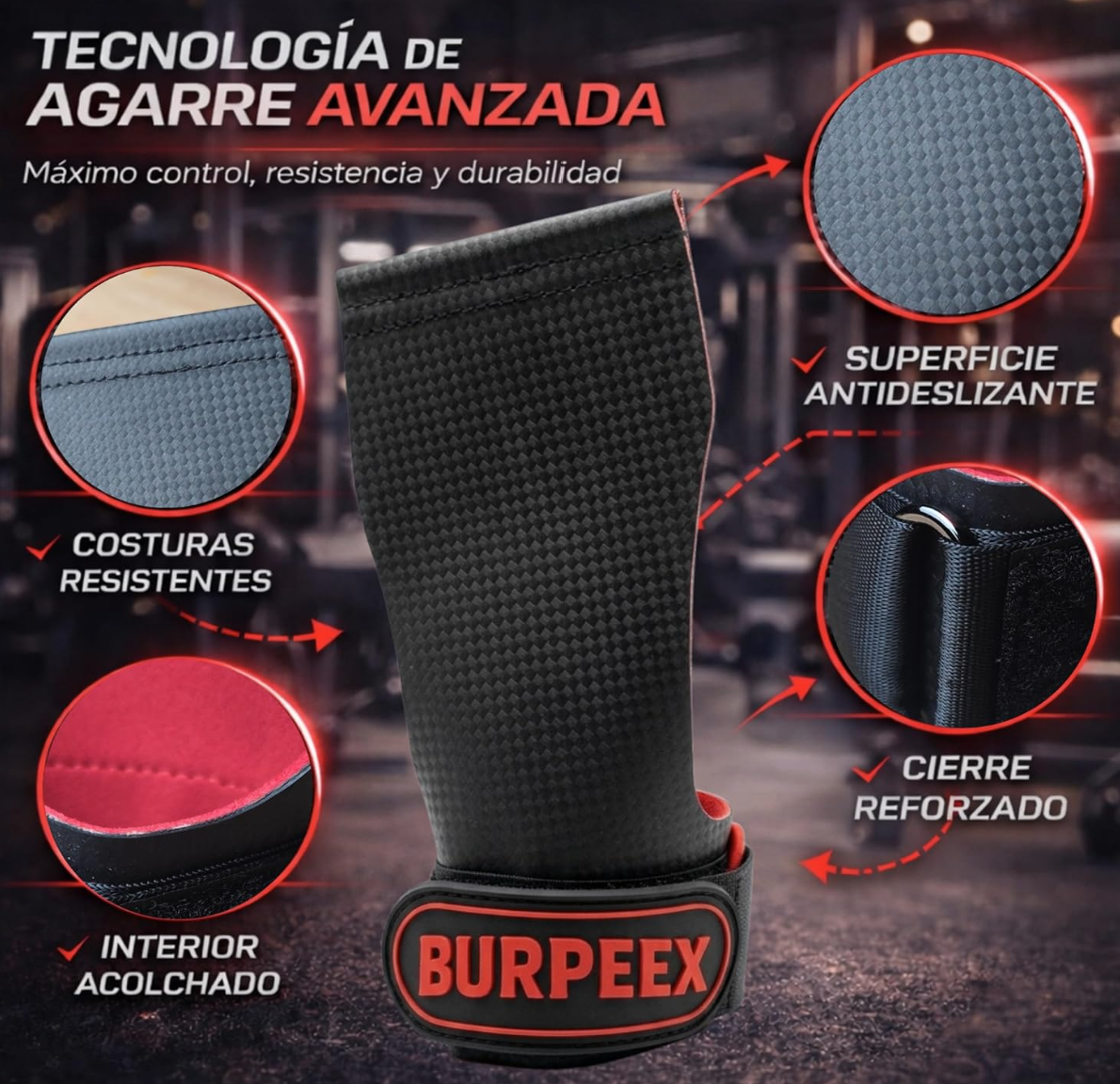 Tecnología de agarre avanzada BURPEEX